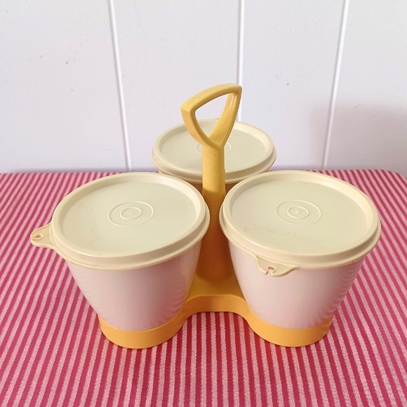 1970's Tupperware Condiment Caddy - Picture 1 of 5